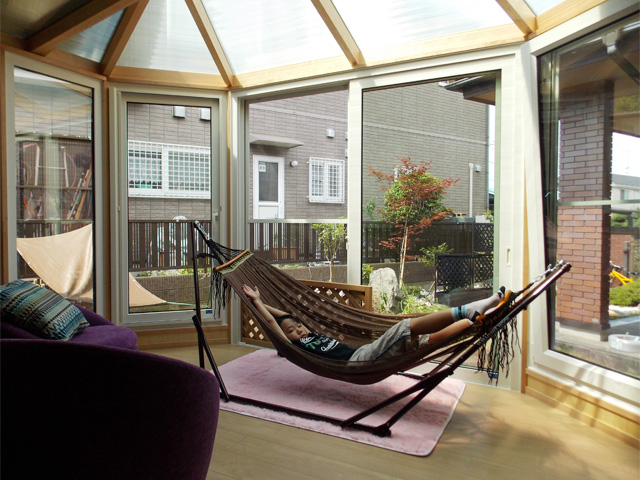 サンルーム施工例　TYPE-Ⅴ