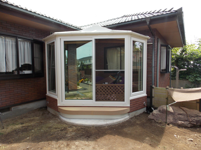 サンルーム施工例　TYPE-Ⅴ